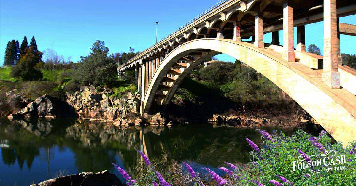 Rainbow Bridge over American River in Folsom
